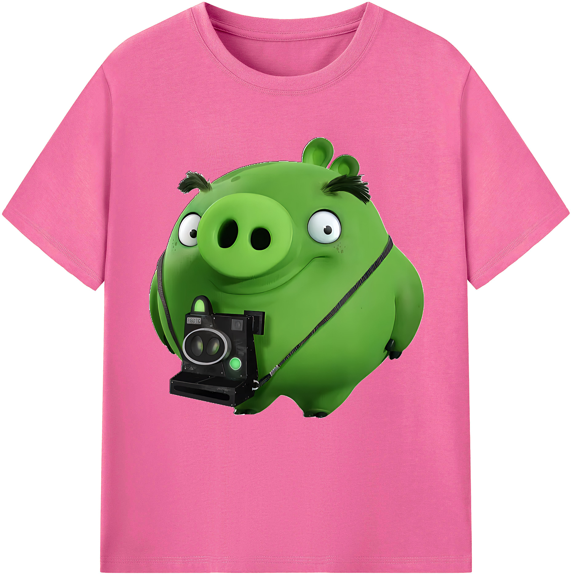 （画像用） Angry Birds アングリーバード レディースカジュアルプリントTシャツ（綿100％）